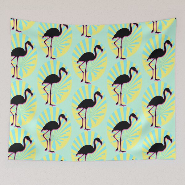 Item preview, Flamingo Rays Summer Comic Clip Art designed and sold by MyREDBlack.