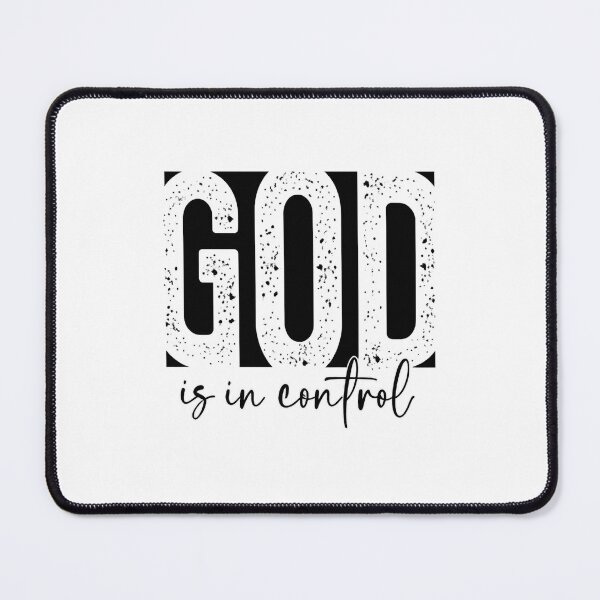 Item preview, God Is In Control – Bold Christian Faith Typography Design designed and sold by haitrieuic96.