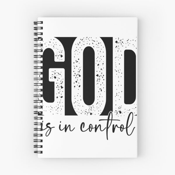 Item preview, God Is In Control – Bold Christian Faith Typography Design designed and sold by haitrieuic96.