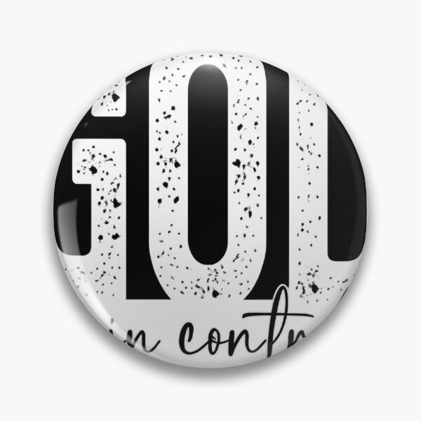 Item preview, God Is In Control – Bold Christian Faith Typography Design designed and sold by haitrieuic96.
