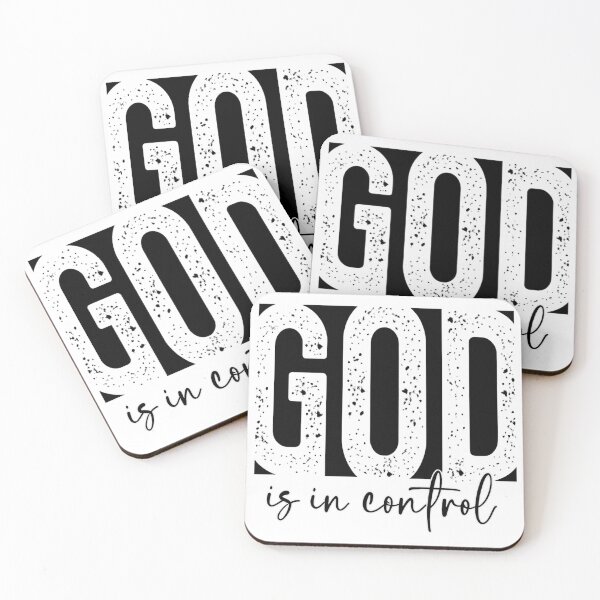 Item preview, God Is In Control – Bold Christian Faith Typography Design designed and sold by haitrieuic96.