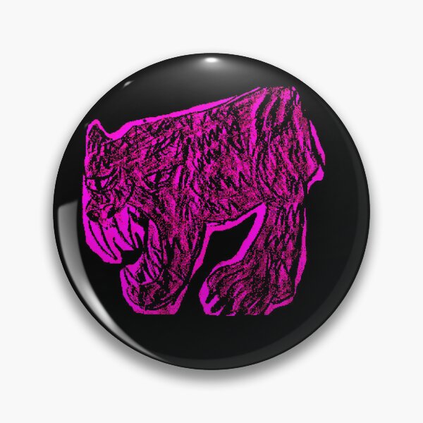 Item preview, Sabertooth Tiger Glitch [Pink] designed and sold by OmegaRedFan.