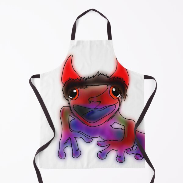 Item preview, Maroon Frog with Devil Horns – animalzinhats designed and sold by Ashley’sAnimalz.