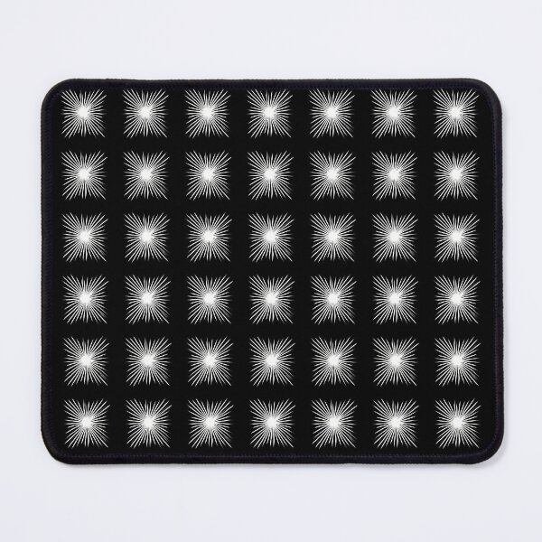 Item preview, Geometric White Starburst Pattern Throw Pillow – Modern Black and White Design designed and sold by FestivityFinds.
