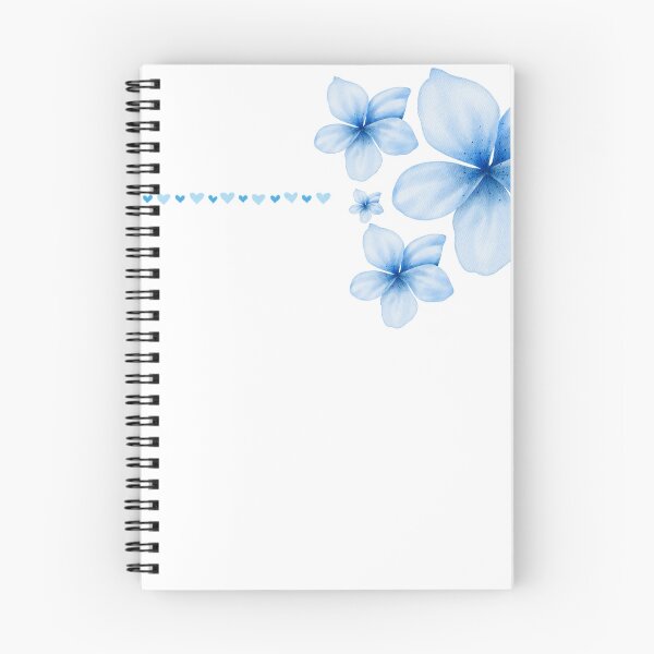 Item preview, Bright Blue Floral Border designed and sold by Charming-Canvas.