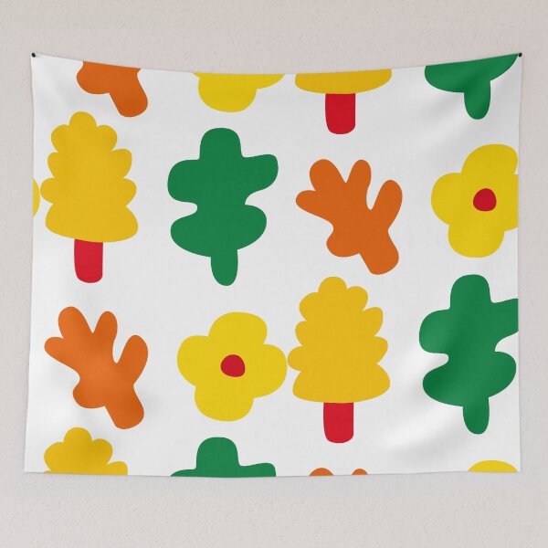 Item preview, Retro Nature Sticker Pack – Cute Tree, Leaf & Flower Icons designed and sold by cpop-studio.