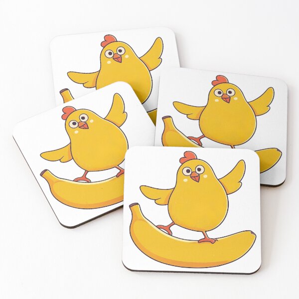 Item preview, Chicken Banana  designed and sold by FurrFunPrints.