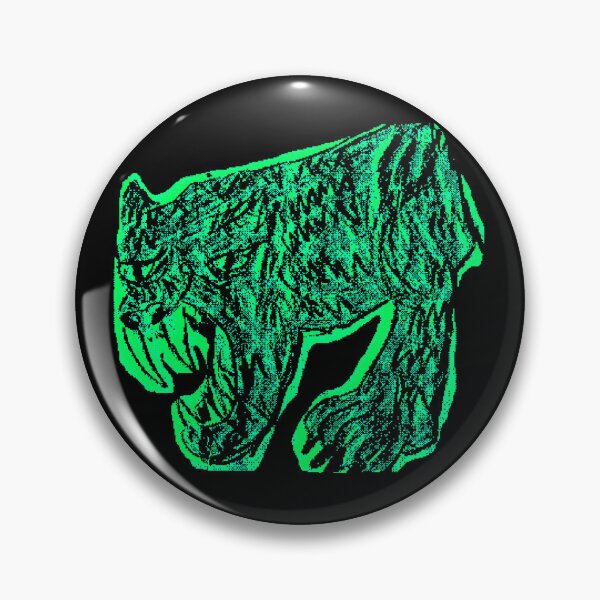 Item preview, Sabertooth Tiger Glitch [Green] designed and sold by OmegaRedFan.