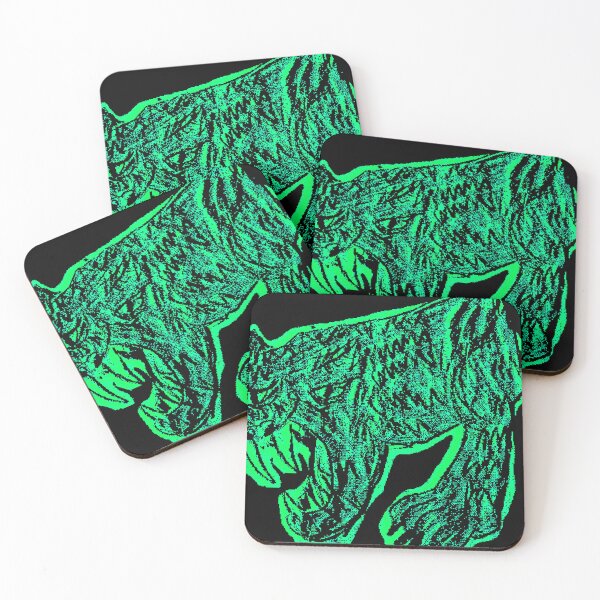 Item preview, Sabertooth Tiger Glitch [Green] designed and sold by OmegaRedFan.