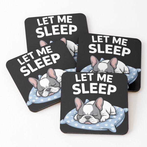Item preview, Funny Pug Let Me Sleep Cute Frenchie Dog designed and sold by Sea4Adventures.