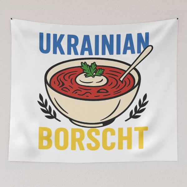 Item preview, Ukrainian Borscht – Vintage Graphic Illustration designed and sold by ChernivtsiSkoda.