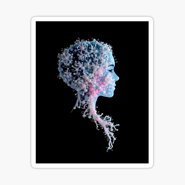 Item preview, Aquatic Prism Veil designed and sold by aiartbeatz.