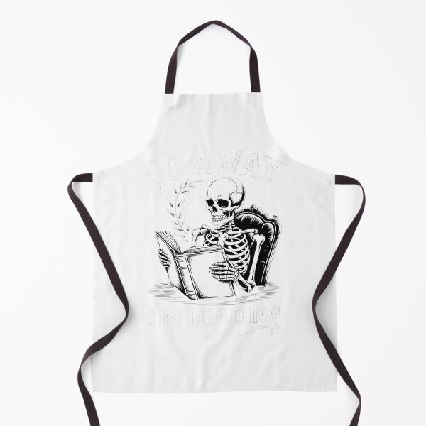 Item preview, Go Away Im Reading, Skeleton Book designed and sold by Sea4Adventures.