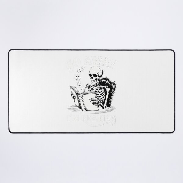 Item preview, Go Away Im Reading, Skeleton Book designed and sold by Sea4Adventures.