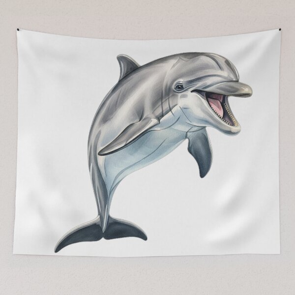 Item preview, dolphin designed and sold by 4rtistcDrift.