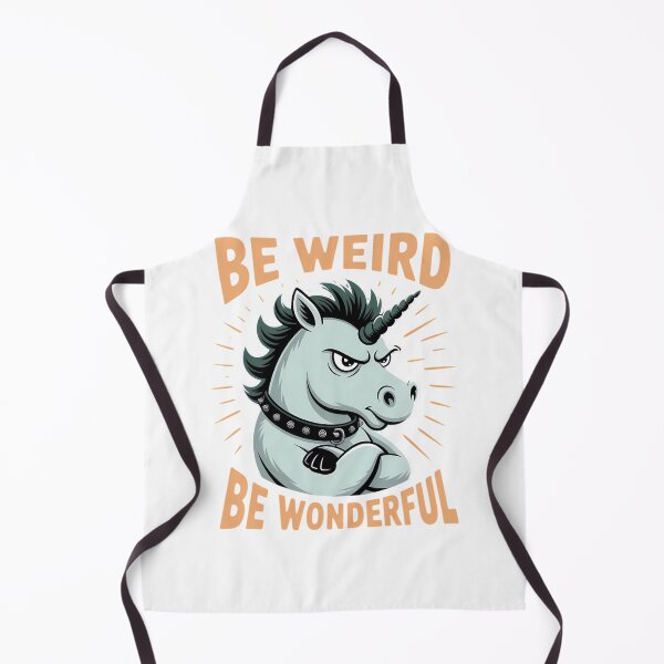 Item preview, Gothicorn Be Weird Be Wonderful Grumpy Unicorn designed and sold by Sea4Adventures.
