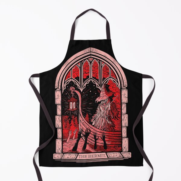 Item preview, The Hermit - Gothic Fantasy Tarot Illustration designed and sold by Arcanumart.