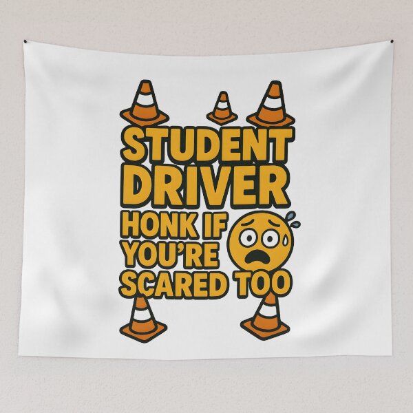 Item preview, Student Driver: Honk If You're Scared Too designed and sold by Uglyandcute.