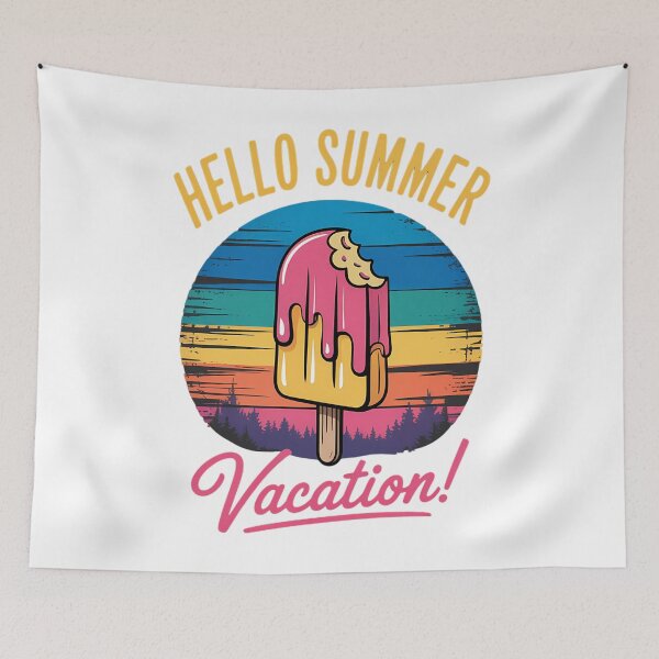 Item preview, Hello Summer Vacation Popcicle designed and sold by Sea4Adventures.