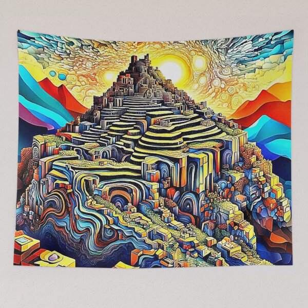 Item preview, Mountain Ruins 1 designed and sold by George Hutton Hunter.