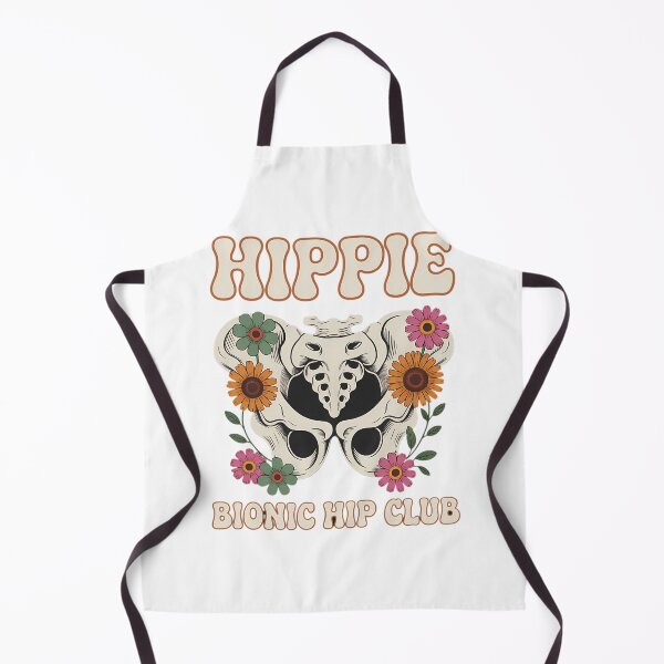 Item preview, Hippie Bionic Hip Club Flowers Funny Hip Replacement Surgery designed and sold by Sea4Adventures.