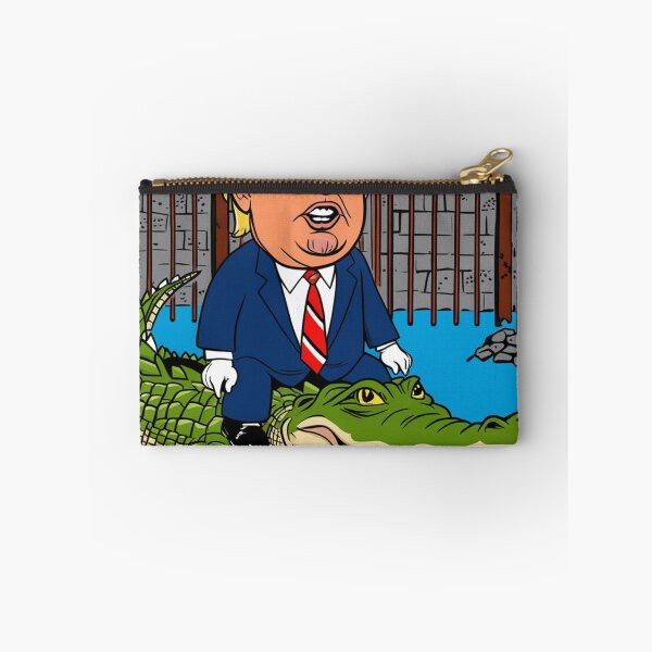 Item preview, Trump Riding an Alligator on Patrol at Alligator Alcatraz designed and sold by Animals Wearing Glasses.