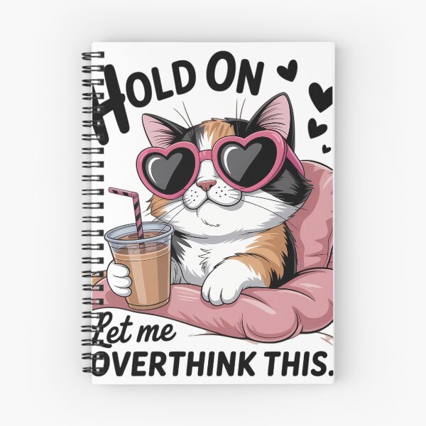 Item preview, Hold On Let me Overthink This Cat designed and sold by Sea4Adventures.