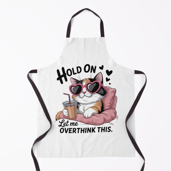 Item preview, Hold On Let me Overthink This Cat designed and sold by Sea4Adventures.