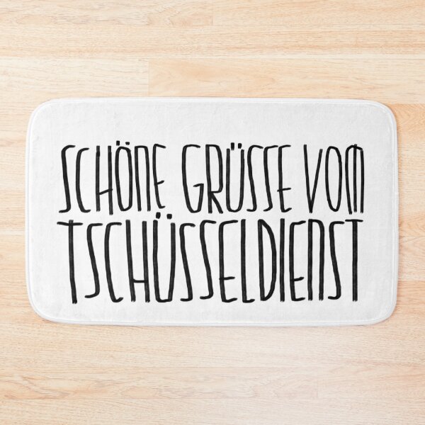 Item preview, Funny goodbye, best regards from the Tschüssel service designed and sold by badlydrawnbabe.
