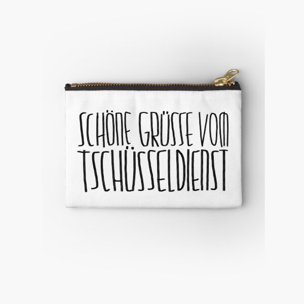 Item preview, Funny goodbye, best regards from the Tschüssel service designed and sold by badlydrawnbabe.