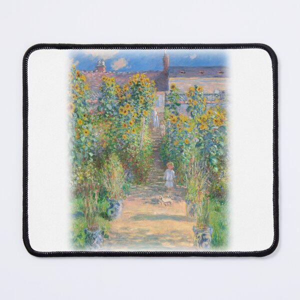 Item preview, The Artist's Garden at Vétheuil With Blurred Edges designed and sold by Brandenzp.