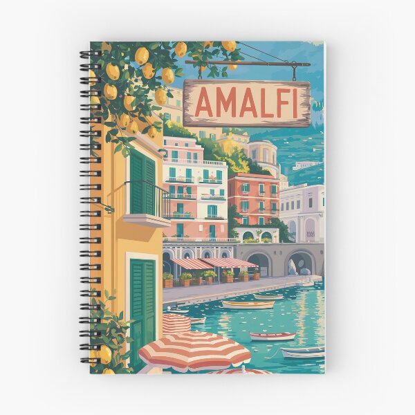 Item preview, Vintage Amalfi Coast Painting designed and sold by Tamas Das.
