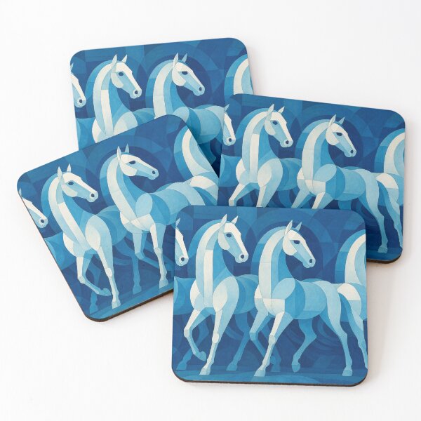 Item preview, Geometric horses in motion designed and sold by Sigtrix.