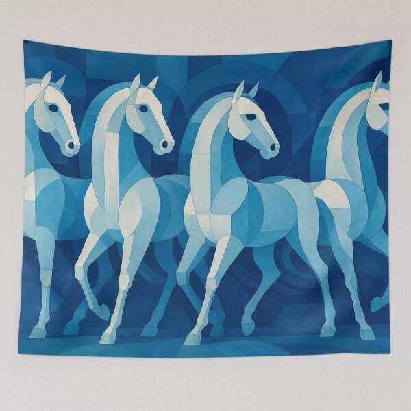 Item preview, Geometric horses in motion designed and sold by Sigtrix.