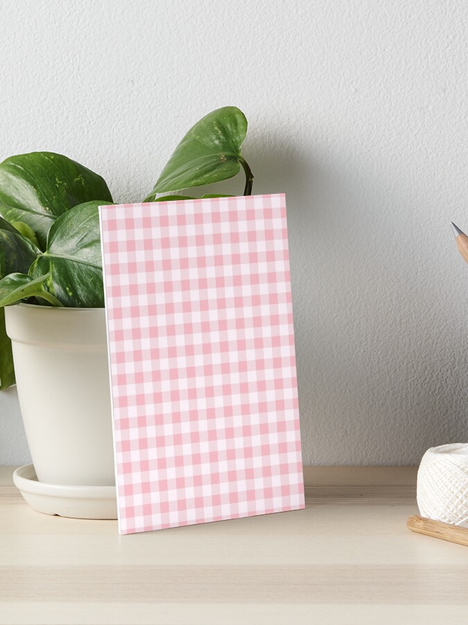 Babydoll Gingham Art Board Print