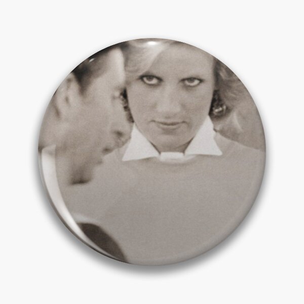 Item preview, Vintage Power Stare – Iconic Blonde Meme Aesthetic Sticker designed and sold by SecretSocietyArt.