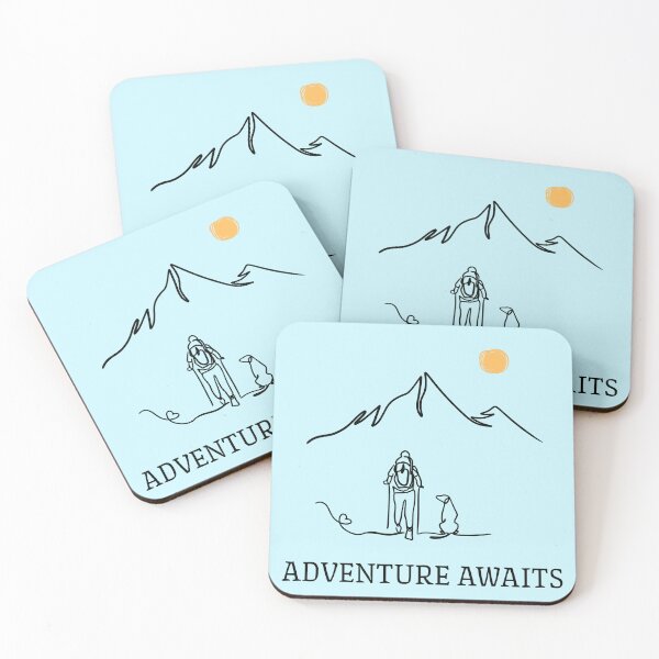 Item preview, Adventure awaits, travel with a friend designed and sold by CypisDesign.