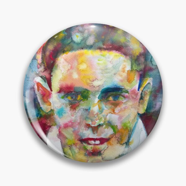 Item preview, THOMAS PYNCHON watercolor portrait  designed and sold by lautir.