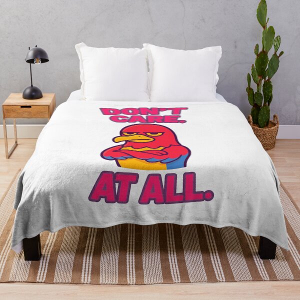 Item preview, Don't Care At All – Funny Parrot Attitude Cartoon Design designed and sold by Domci.