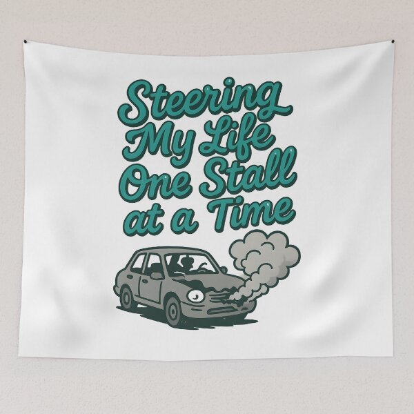 Item preview, Steering My Life One Stall at a Time designed and sold by Uglyandcute.