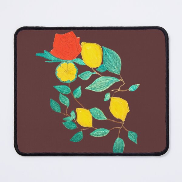 Item preview, Bittersweet Bloom – Lemon & Rose Collage designed and sold by DarLenn..