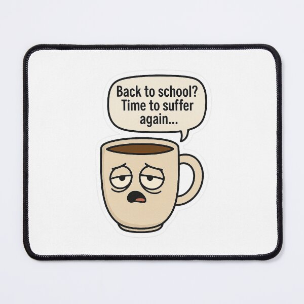 Item preview, Funny Coffee Mug – Back to School? Time to Suffer Again… designed and sold by B-M-Store.