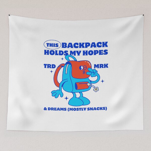 Item preview, This backpack holds my hopes and dreams (mostly snacks) designed and sold by Peerless-Prime.