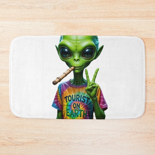 Item preview, I’m Just a Tourist on Earth – Funny Alien Existential Meme designed and sold by Italy-Shop.