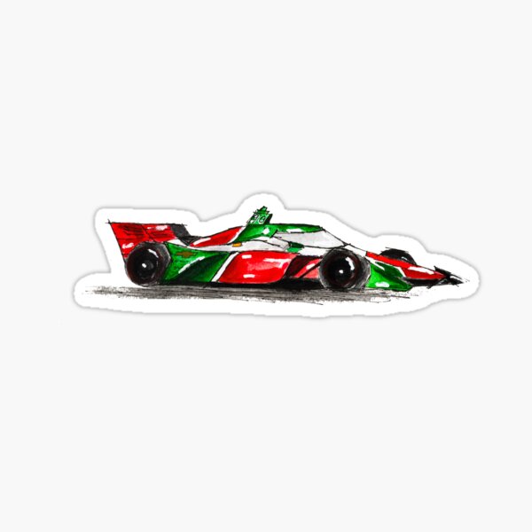 Item preview, Callum Ilott Prema Indycar - Aquarelle sport automobile designed and sold by sabinesr.
