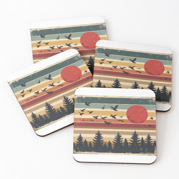 Item preview, Into the Pines – A Retro Sunset Tale designed and sold by Still Ronin Art .