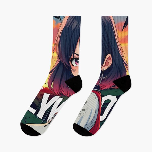 Item preview, Emo anime girl Traveler: Discovering the Magic of Hollywood designed and sold by Emo-World-Tour.