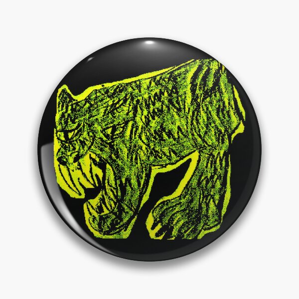 Item preview, Sabertooth Tiger Glitch [Yellow] designed and sold by OmegaRedFan.