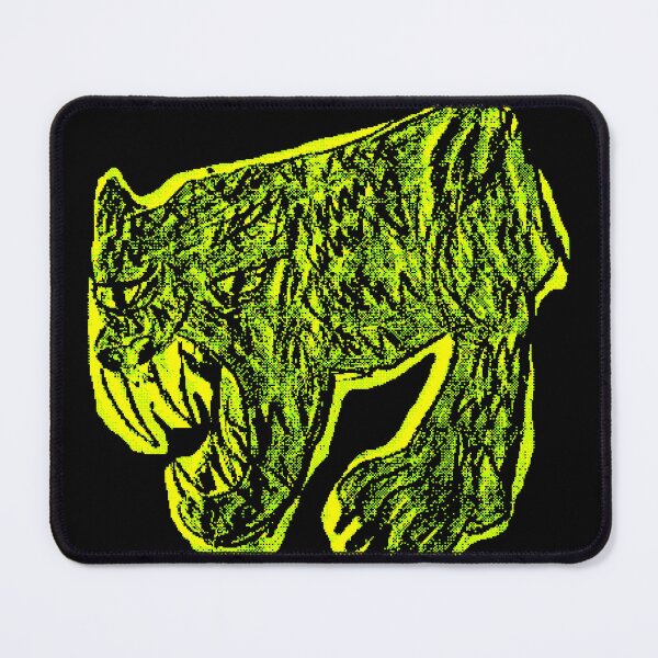 Item preview, Sabertooth Tiger Glitch [Yellow] designed and sold by OmegaRedFan.