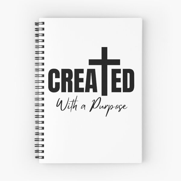 Item preview, Created with a Purpose | Faith-Based Christian Quote | God-Inspired Spiritual Design designed and sold by highflycrafts.